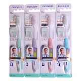 Зубна щітка Dorco Soft Silk біла з футляром - фото